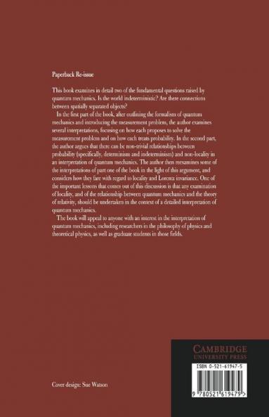 Quantum Chance and Non-Locality