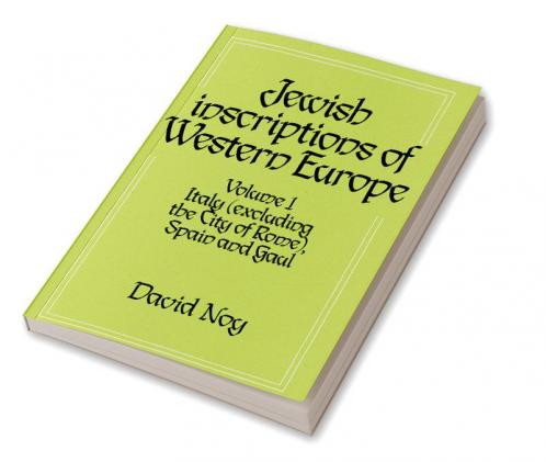 Jewish Inscriptions of Western Europe