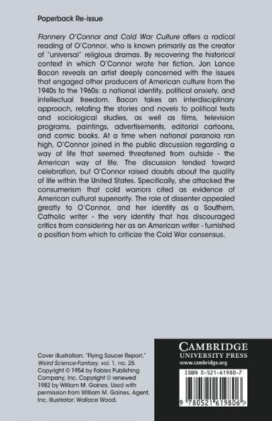 Flannery O'Connor and Cold War Culture