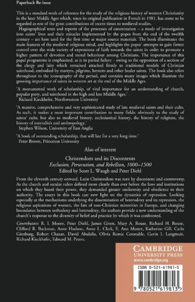 Sainthood in the Later Middle Ages