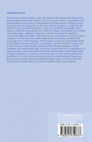 Romans and the Apologetic Tradition