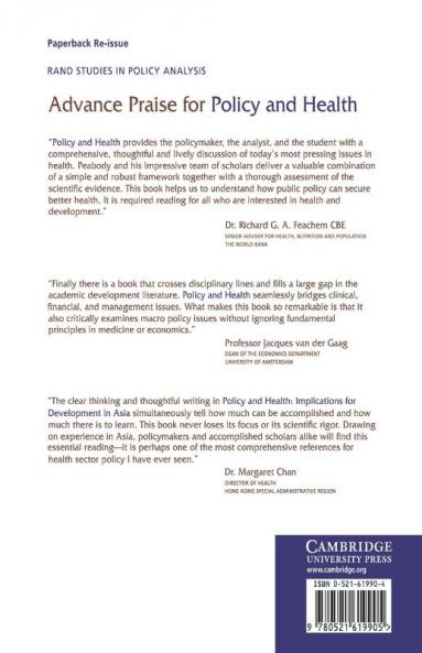 Policy and Health