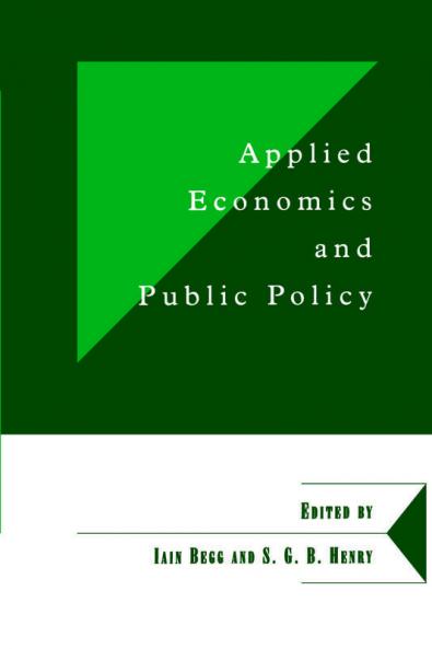 Applied Economics and Public Policy