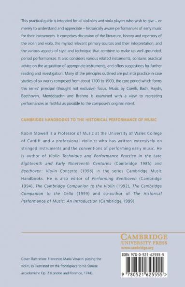The Early Violin and Viola