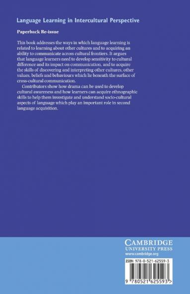 Language Learning in Intercultural Perspective