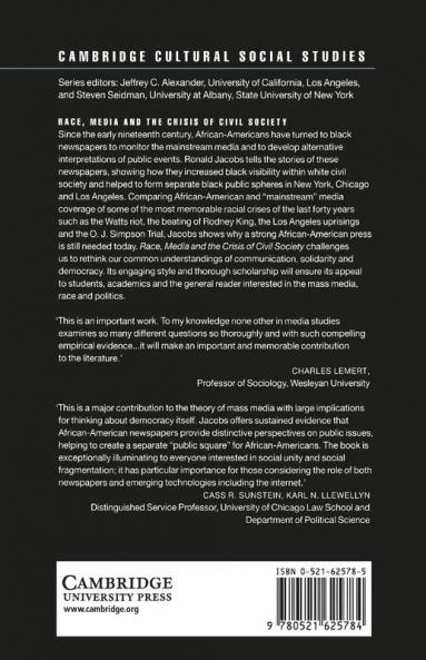 Race Media and the Crisis of Civil Society
