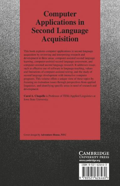 Computer Applications in Second Language Acquisition