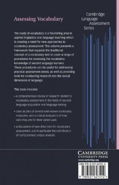 Assessing Vocabulary