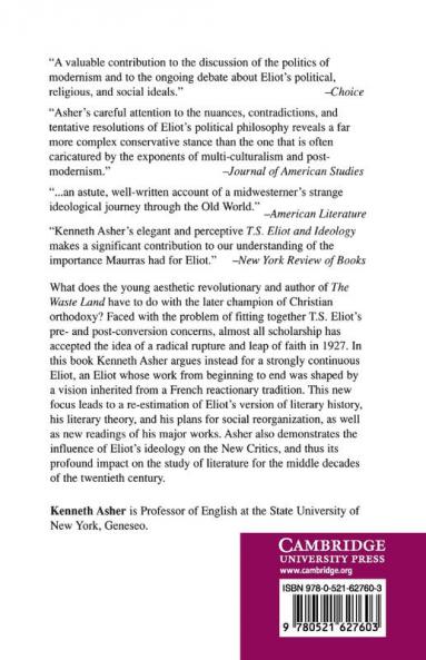T. S. Eliot and Ideology