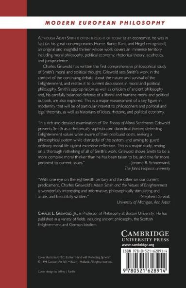 Adam Smith and the Virtues of Enlightenment