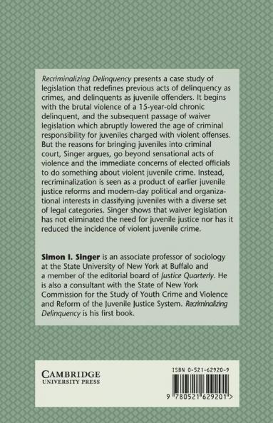 Recriminalizing Delinquency