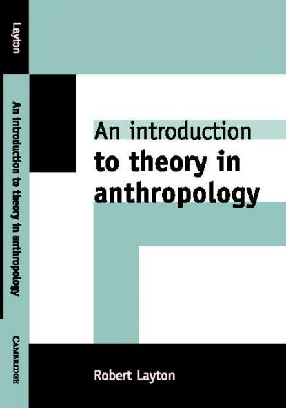 An Introduction to Theory in Anthropology