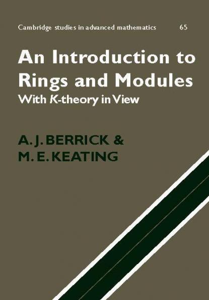 An Introduction to Rings and Modules
