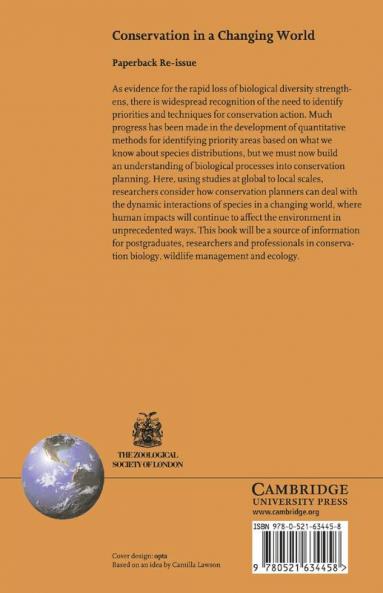 Conservation in a Changing World