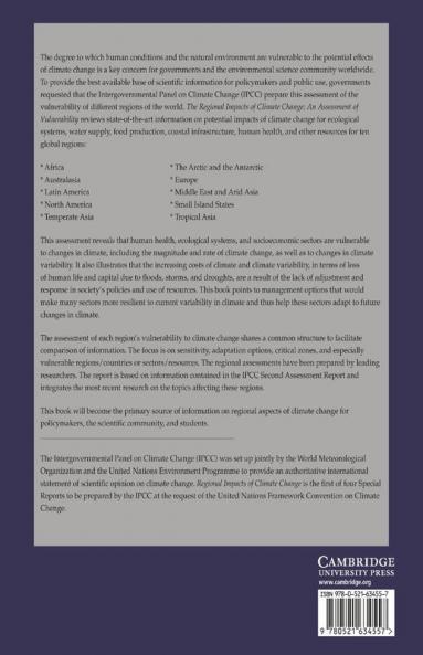 The Regional Impacts of Climate Change