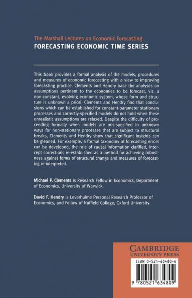 Forecasting Economic Time Series