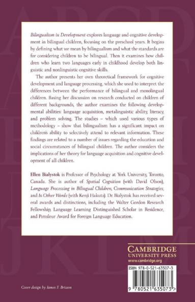 Bilingualism in Development