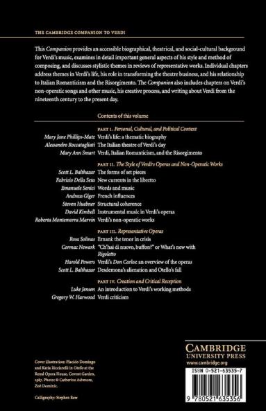 The Cambridge Companion to Verdi