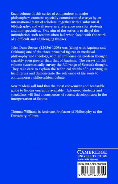 The Cambridge Companion to Duns Scotus