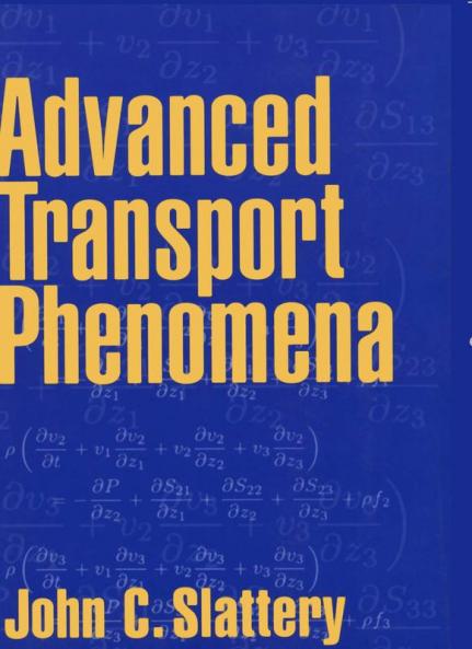 Advanced Transport Phenomena