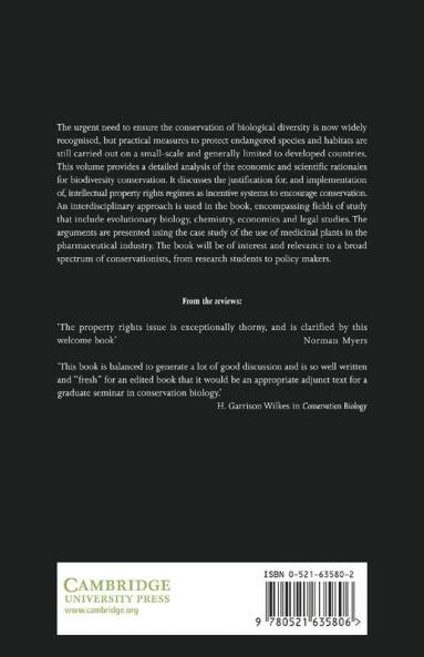Intellectual Property Rights and Biodiversity Conservation