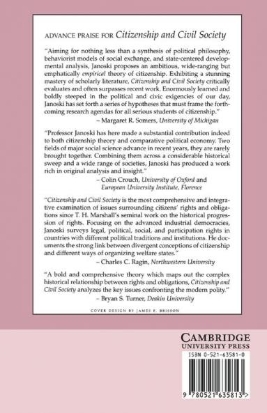 Citizenship and Civil Society