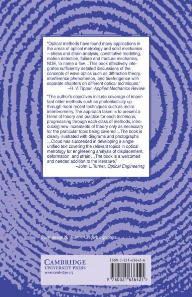 Optical Methods of Engineering Analysis