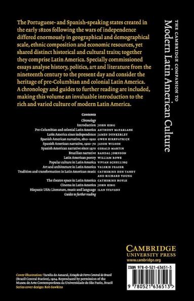 The Cambridge Companion to Modern Latin American Culture