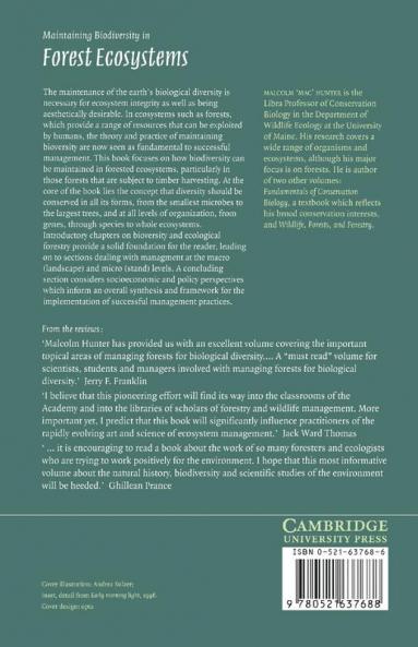 Maintaining Biodiversity in Forest Ecosystems