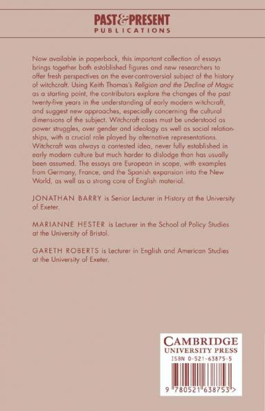 Witchcraft in Early Modern Europe