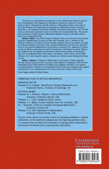 Vorticity and Incompressible Flow