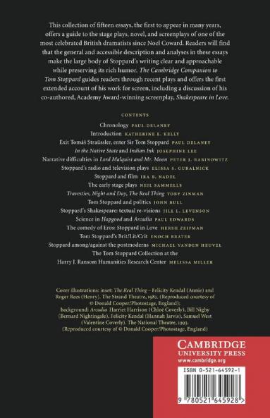 The Cambridge Companion to Tom Stoppard