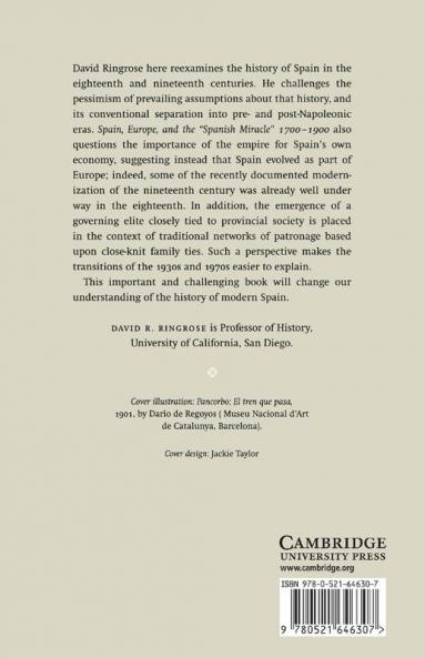 Spain Europe and the 'Spanish Miracle' 1700 1900