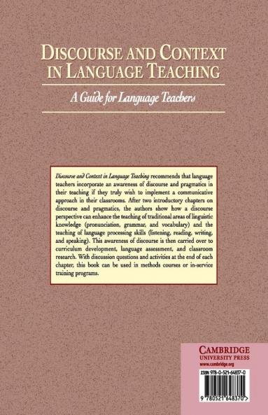 Discourse and Context in Language Teaching