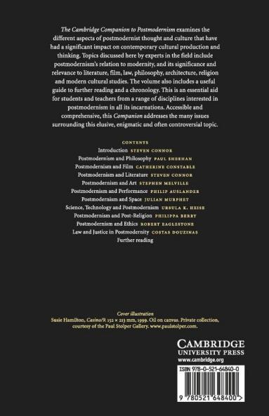 The Cambridge Companion to Postmodernism