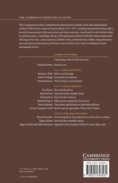 The Cambridge Companion to Ravel
