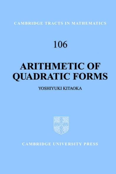 Arithmetic of Quadratic Forms