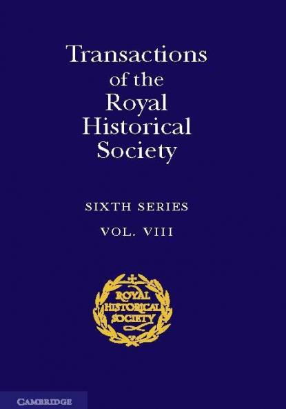 Transactions of the Royal Historical Society