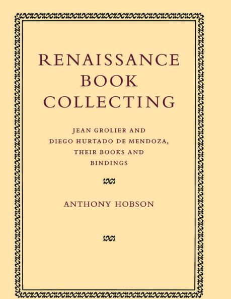 Renaissance Book Collecting