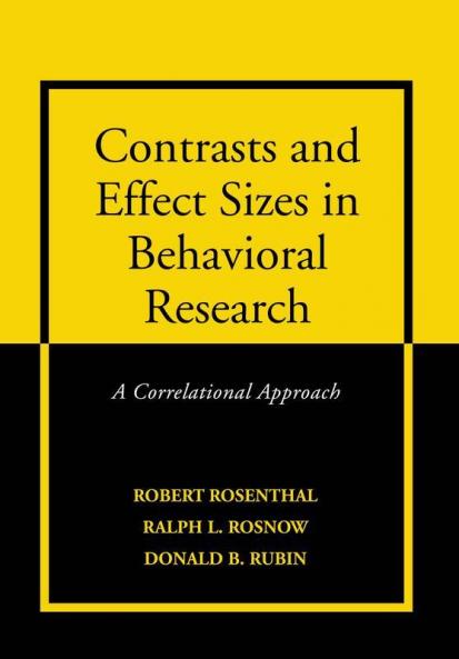 Contrasts and Effect Sizes in Behavioral Research