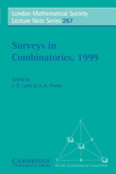 Surveys in Combinatorics 1999