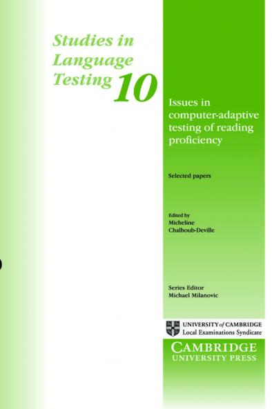 Issues in Computer-Adaptive Testing of Reading Proficiency
