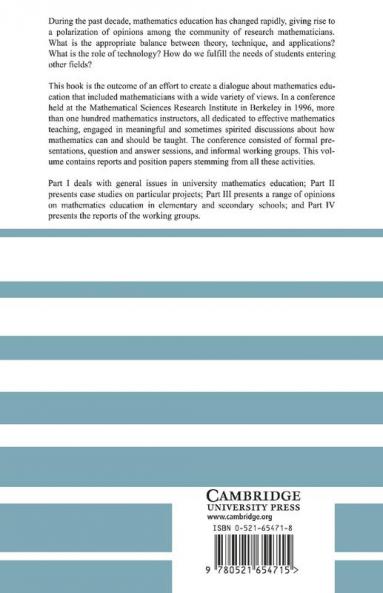 Contemporary Issues in Mathematics Education