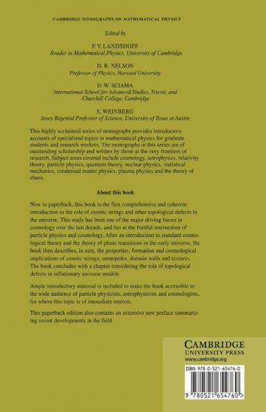 Cosmic Strings and Other Topological Defects