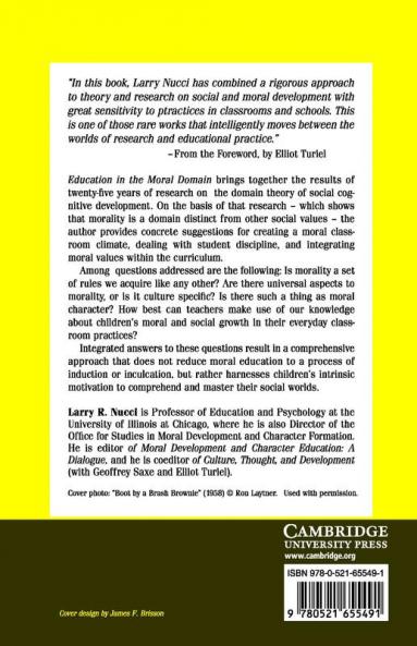 Education in the Moral Domain