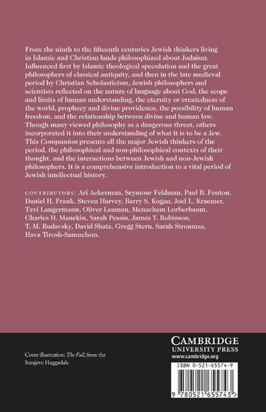 The Cambridge Companion to Medieval Jewish Philosophy