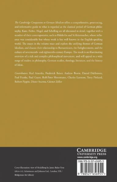 The Cambridge Companion to German Idealism
