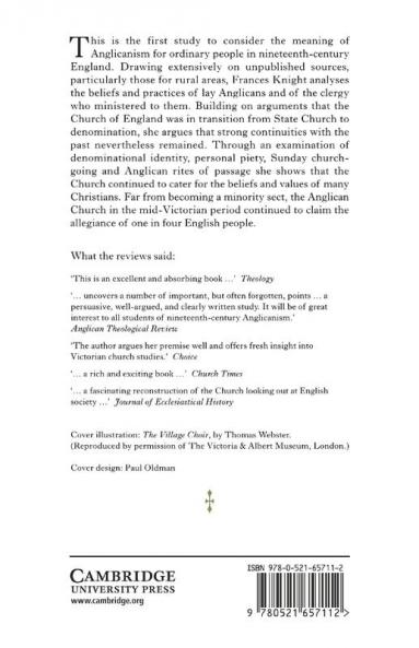 The Nineteenth-Century Church and English Society