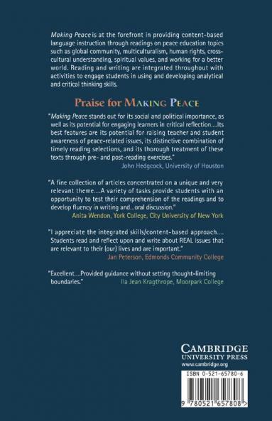 Making Peace