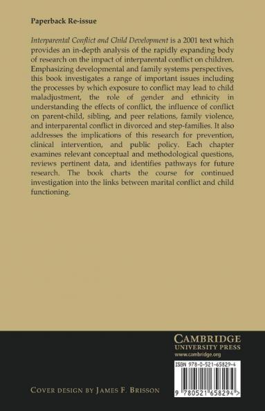 Interparental Conflict and Child Development